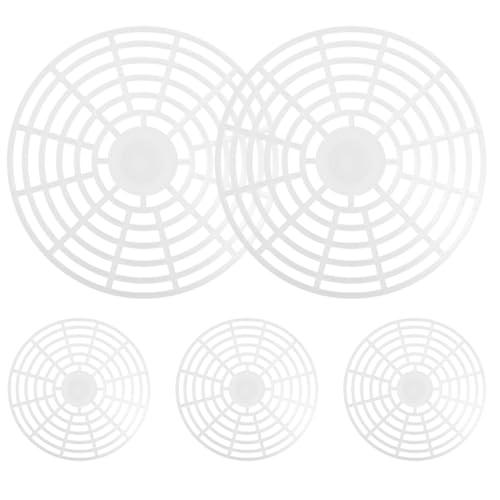 MUCKLILY 5-Pack Fermenting Press Tool for Wide Mouth Jars Reusable Mesh Pickle Press Plate Vegetable Fermentation Accessory for Flavor Extraction and Home Use