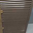 18"x24" Gable Vent for House and Shed Premium Aluminum Louvered Attic Vent with Screen Large Exterior Wall Vent with 16"x22" Opening Brown
