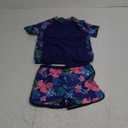ADUKIDE Girls Rash Guard Swimsuit 2-Piece Bathing Suit UPF 50+ Summer Beach Swimwear, Size 10T