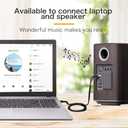 2 x CHOSEAL 2RCA to 3.5mm Cable,3.3FT RCA Audio Jack Adapter Cord RCA Y Splitter Connector for Phone Speaker MP3 Tablet