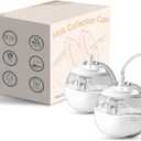 Wearable Silicone Milk Collection Cups, Closed System BreastMilk Collector Cup Works with Baby Buddha, Spectra, Medela, Ameda MYA, Zomee, Freemie(24mm-2PCS)