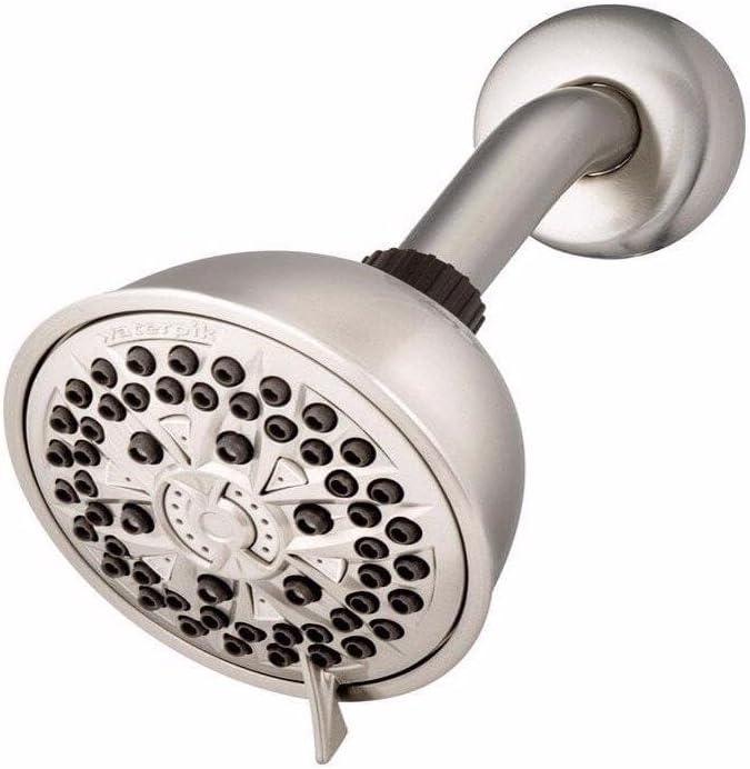 Waterpik 7-Mode PowerPulse Massage Fixed Mount Brushed Nickel Shower Head (XFT-739E)