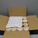 Thick Candle Jars for Making Candles 16 Pcs, 7 OZ Empty Jars with Wood Lids for Candle Making, Sample Container, Clear