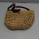 XquiziFit Straw Bag Beach Purse Summer Purses for Women Vacation Handbags Woven Crossbody Bags