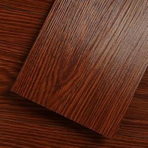 Peel and Stick Vinyl Flooring 36 Pack 54 Sq.Ft, Waterproof Vinyl Flooring Peel and Stick for Office, Living Room, Bathroom, Kitchen - Unique Design Easy to Install Floor, Dark Gray (36 x 6 x 0.1 inches)