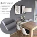 Dimoon 17.7''x236'' Peel and Stick Wallpaper Grey Contact Paper for New Environmentally Friendly Materials Thickening Upgrade Embossed Renter Friendly Gray Wall Paper Modern Vinyl Countertop Bedroom