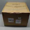 Set of 2, 18 Inch Large Planter Set Includes a Pot with Round Drainage Holes and a Tray, Suitable for Tall Plants and Flowers. Extra-Large Outdoor Terracotta-Colored Plastic Planter