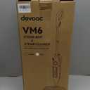 DEVOAC VM6 Scrubbing Steam Mop with Rotating Mop Pads, 10 in 1 Steam Mop, Lightweight Spin Mop & 3 Steam Modes for Hard Floor Laminate Marble Floors (Khaki)
