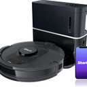 Shark R-AV2501S HEPA Self-Empty Base, Bagless, 30-Day Capacity LIDAR Navigation Perfect for Pet Hair AI Robot Vacuum, Black - Certified Refurbished
