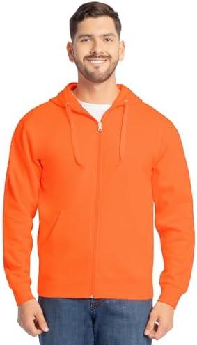 Fruit of the Loom Eversoft Fleece Full Zip Hoodie Sweatshirt, M