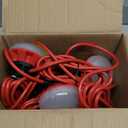 100FT LED Construction String Lights 10 Bulbs,10000LM,Industrial Grade,Weatherproof, Linkable 5000K Super Bright for Job Sites, Mining, Patios & Outdoor Work,Free for Climbing Hook 2Prong