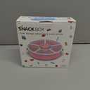 Kids Original Snack Spinner Bundle - Reusable Snack Container with 5 Compartment Dispenser and Lid | BPA and PVC Free | Dishwasher Safe | No Spill, Leakproof,for Toddlers,School (Blue-2Pack)