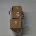 Thyle Set of 3 Halloween Statues See Speak Hear No Evil Skeleton Figurines Realistic Skull Decorations for Home Haunted House Halloween Party Decor Favors Shelf Accessories (Bone White)