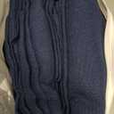 XTMYI Indigo Blue Curtains 108 Inches Long for Living Room 2 Panels Set Back Tab Hook Pleat Linen Extra Long Sheer Curtain Drapes for Dining Room,Total Wide 100 x 108 Inch Length,Dark Navy (Naval)