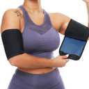 Swibow Arm Trimmers for Women Pair Sauna Sweat Arm Shaper Bands Adjustable Compression Sleeves Wraps For Sports Workout