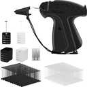Tagging Gun for Clothing, 2206 Pcs Price Tagging Gun Kit with 6 Steel Needles, 2000 pcs 2" Black and White Barbs Fasteners & 200 Labels, Clothing Tag Gun for Clothes Retail Garage Yard Sale