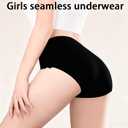 Little bety Teen Girls Tagless No Show Panties Seamless Underwear for Teens Pack of 8 Fit For Size 7-16Years Multipack