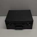 Graded Card Storage Box, Holds 170+ PSA/GMA Slabs or 680+ Toploaders, 4-Row Trading Card Storage Boxes for Sports Cards Fits 3"x4" 35pt Cards (Pure Black)