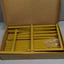 Wokceer Wedding Arch Backdrop Stand 6.6x4 FT Square Wedding Arches for Ceremony Gold Metal Balloon Arch Frame for Wedding Birthday Party Garden Arbor Anniversary Event Christmas Decor