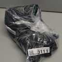 Adjustable Dog Knee Brace with Leash, Hind Leg Support for Joint Pain, ACL Injury Recovery, Anti-Lick Wrap Harness Set (Black5)