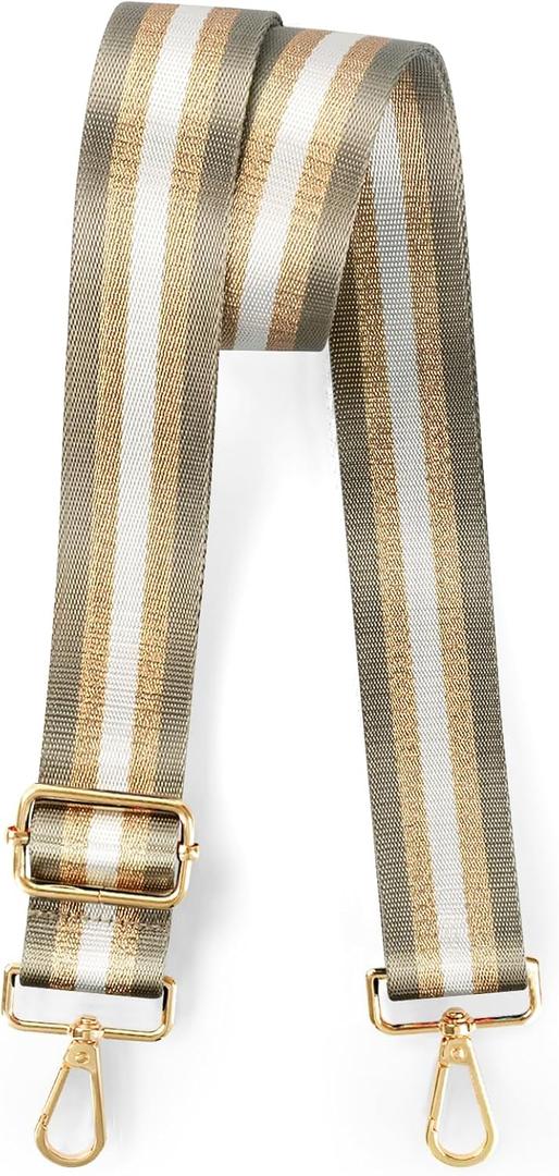 Purse Straps Replacement Crossbody Straps for Purses,Wide Shoulder Strap for Bags Extender Guitar Straps for Handbags (1.5inch/3.8cm, Color 5-9)
