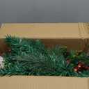 2 Pack 2.7FT Prelit Outdoor Christmas Trees,Pathway Artificial Small Xmas Tree Battery Operated with Lights,8 Modes, Outside Xmas Urn Filler Decorations with Pine Cones for Porch Yard Front Door