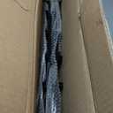 Metal Decorative Garden Fence 22" Wide x 18" High (5 Panels, Total Length 9.17 feet), Metal Border Folding Fence, Landscape Fencing for Flower Bed, Yard, Animal Barrier (Black)