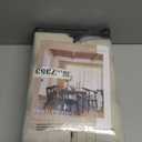 Beige Linen Curtains 96 Inches Long Pinch Pleated 2 Panels Living Room Bedroom Memory Trained Semi Sheer Neutral Flax Pinch Pleat Drapes with Hooks Rings Light Filtering Window Curtain 40x96