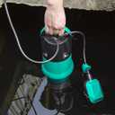 Sump Pump, Prostormer 1HP 3700GPH Submersible Clean/Dirty Water Pump with Automatic Float Switch for Pool, Pond,Garden, Flooded Cellar, Aquarium and Irrigation(Green)