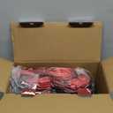 Homemate Electric Blanket Heated Throw - 50x60 Ultra Soft Cozy Flannel Heating Blanket with 10 Fast Heat Levels 8 Hours Auto Off Over-Heated Protection ETL Certification Keep Warm in Home Office (Red-black)