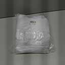 Cocktail Table Covers - 2 Pack 24"x 43" White Cocktail Table Tablecloth with Natural Wavy Round Skirt for Bar Wedding Party Banquet