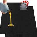 Oil Spill Mat, 36 * 60in Garage Floor Mat for Under Car, Absorbent Oil Pad, Waterproof Backing Protects Floor(2 Pack) (3' x 5' (Rectangular), Dark Gray)