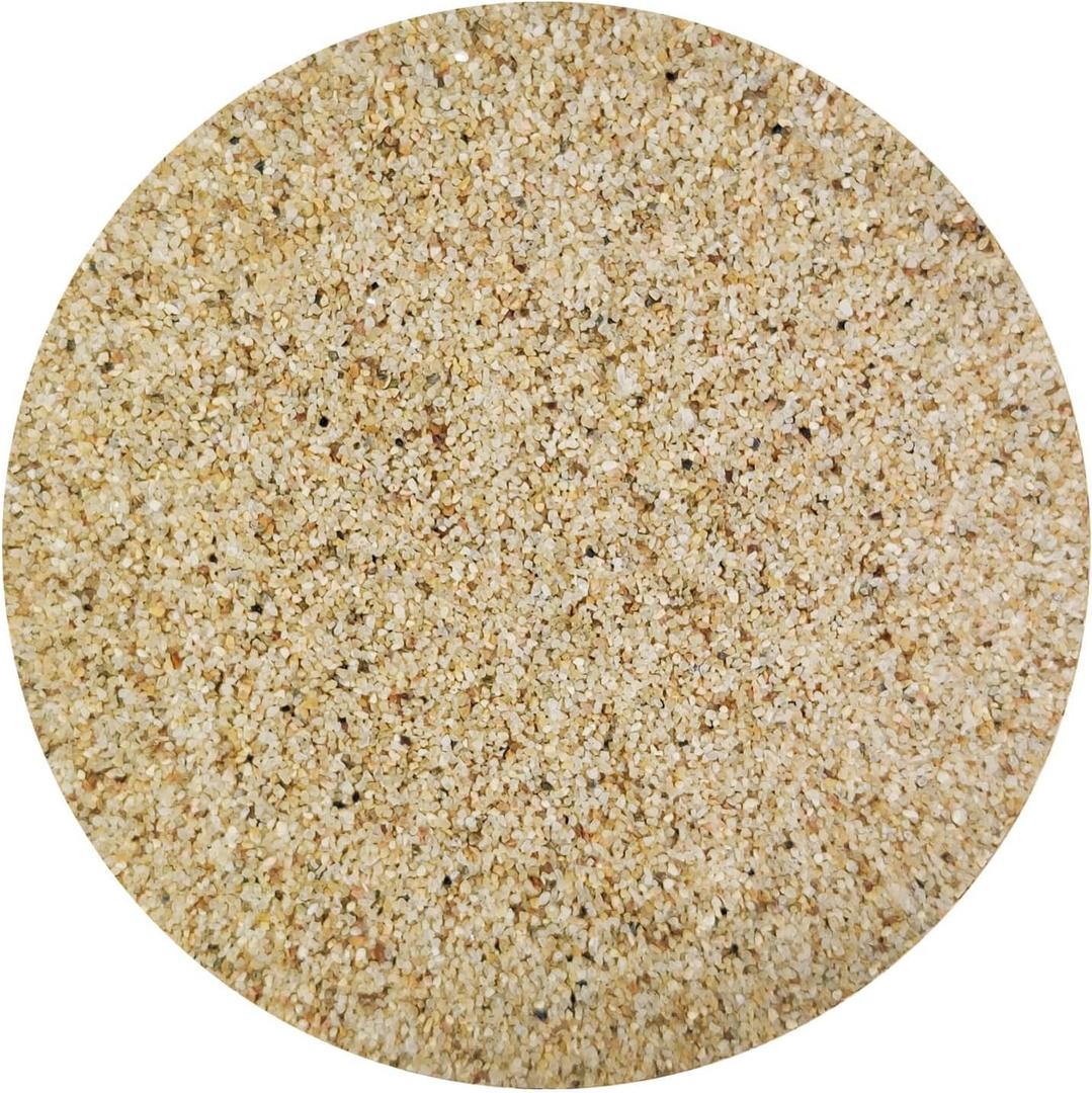 HappyFiller 2 LB Natural Coarse Silica Sand Real Sand Vase Filler,Arts Crafts,Wedding Ceremony,Home Decoration,Fire Pits,Succulents Plants,Aquarium Tank Animal Bedding,Zen Garden