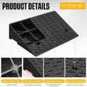 2 Pack,2.7" Height Threshold ramps for doorways，Wheelchair Ramp