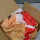 DR.DUDU 7 FT Christmas Inflatable Outdoor Decorations, Blow Up Santa Claus with Reindeer Hanging Xmas Inflatables Decor with LED Lights for Yard Lawn Porch Garden Holiday Party