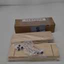 Solid Wood Pegboard Shelf, Pegboard Shelves with Pegboard Hooks, Pegboard Accessories for Craft Room, Garage, Gaming Room, 4 Pack