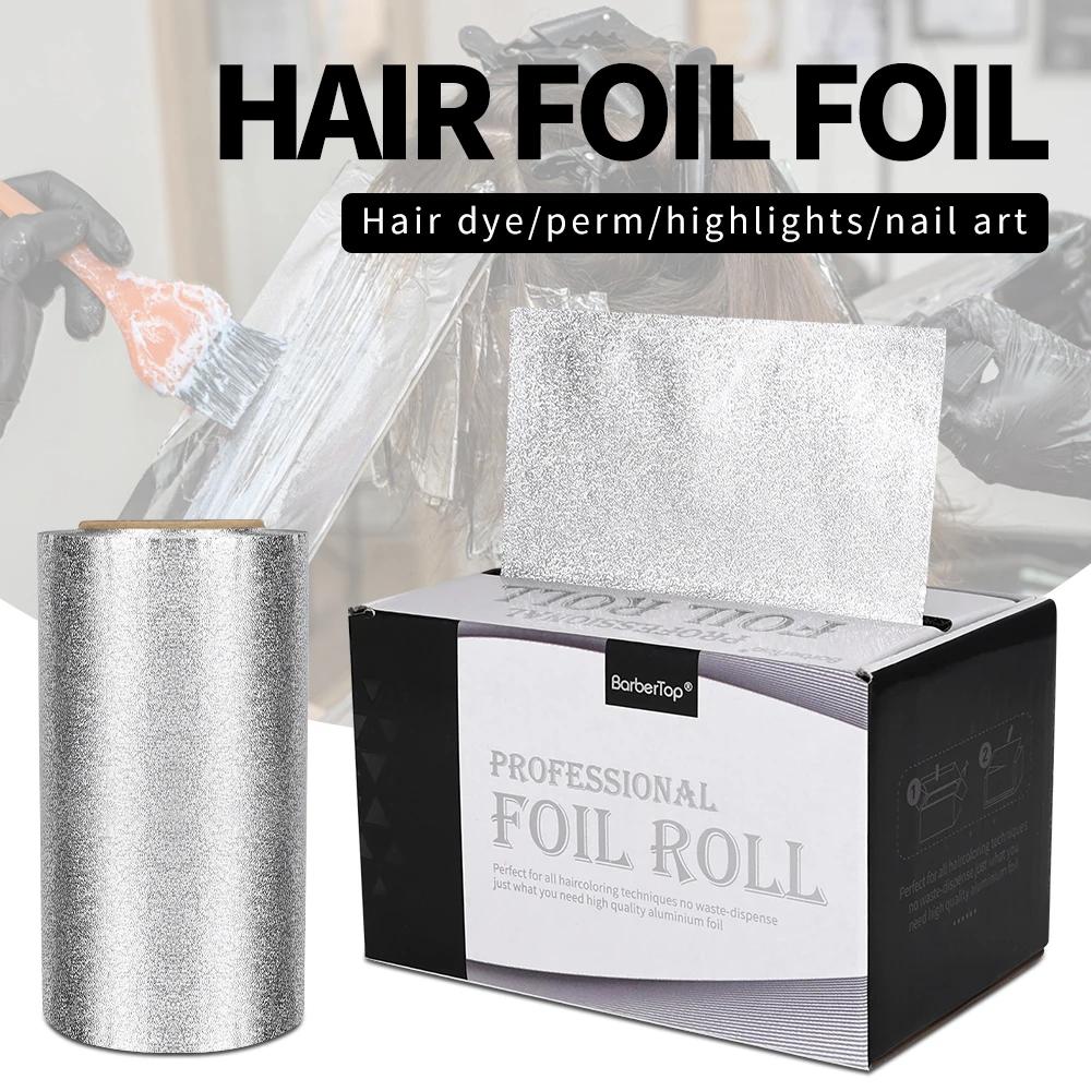 Barbertop Professional Heavy Duty Aluminum Foil for Hair Coloring Highlights Bleaching Salon Barber Styling Tools