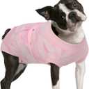 FUAMEY Recovery Suit for Dogs After Surgery,Soft Breathable Dog Bodysuit E-Collar & Cone Alternative Surgical Suit,Male Female Dog Neuter Spay Suits Anti Licking Wounds Onesie Pink Tie Dye Medium