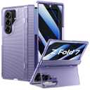 for Samsung Galaxy Z Fold 7 Case with Privacy Screen Protector, Purple