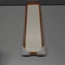 4x16 Collage Picture Frame Teak Wood, Multiple Four 2x3 Photos or 4x16 without Mat, Rustic Photo Frame with Tempered Glass Hanging or Tabletop Displaying Horizontally or Vertically