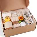 Get Well Soon Gift Baskets for Women Care Package for Women Sunflower Gift Basket Self Care Birthday Gifts Thinking of You Sympathy Gifts for Mom Sister Best Friend Wife Girlfriend