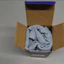 MIULEE Pack of 2 Decorative Linen Burlap Textured Pillow Covers Farmhouse Boho Accent Pillowcases Spring Coastal Home Decor for Couch Sofa Bedroom Living Room 18x18 Inch Light Blue