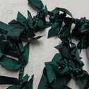 Graduation Money Lei Class of 2025 Graduation Ti Leaf Ribbon Lei DIY Grad Hawaiian Maile Green Leaves Necklace Garland for Senior High School College Grad Party Accessories, No Money Included