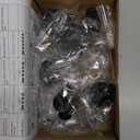 Ravinte 10 Pack Cabinet Knobs Black Kitchen Cabinet Knobs Round Dresser Drawer Pulls Closet Door Pulls 1-1/5 Inch