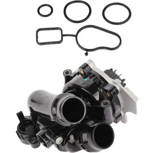 OCPTY Thermostat & Water Pump Housing Assembly for Volkswagen for Audi A4 Quattro A5 Quattro Q3 Q5 for CC Eos for Jetta for TIGUAN A6 Quattro TT A3 Quattro for Golf 2.0L 1.8L L4 DOHC