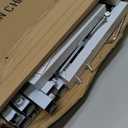 Wedding Arch 6.6FT x 6.6FT Square Backdrop Stand White Metal Balloon Arch Stand for Ceremony Wedding Arches for Ceremony Birthday Party Bridal Shower Anniversary Decoration