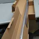 Ivilon Drapery Treatment Window Curtain Rod - Square Design 1 1/8 Rod. 72 to 144 Inch. Satin Nickel