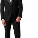 Alton Lane Mercantile Tuxedo Tailored Fit - Premium Quality Tuxedo for Men, Stylish and Elegant Formal Suit for Men, 38R