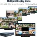 8Ch Non-Realtime Color Video Multiplexer Switcher Processor for CCTV Surveillance Cameras, Digital Zoom, Video Freezing, Motion Detection, Audio In/Out