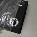 NICETOWN Black Out Curtains For Bedroom 84 Inches Long Light Reducing Thermal Insulated Solid Grommet Curtains/Panels/Drapes For Living Room (Set Of 2, W52 X L84)